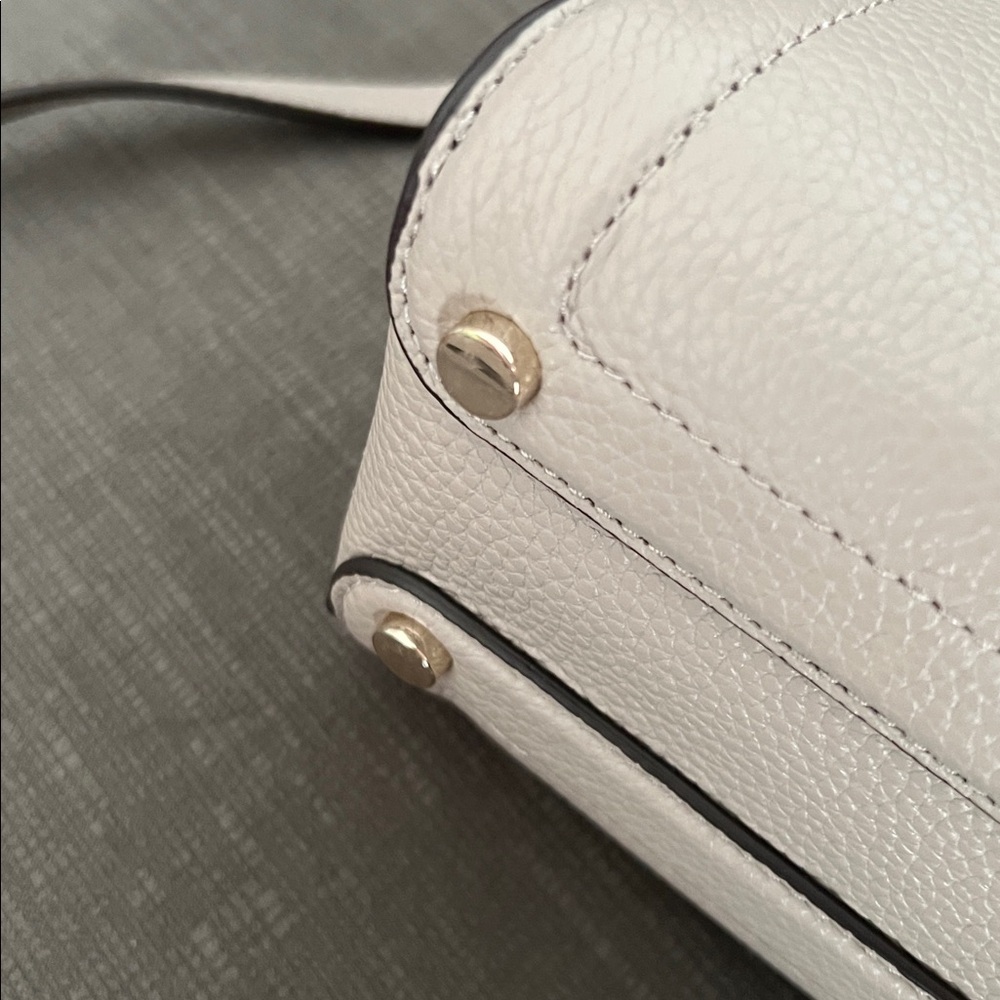 AUTHENTIC KATE SPADE Knott Mini Zip-top Satchel In Warm Taupe - Picture 10 of 11